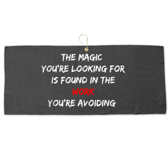 ID Rather Be Fishing The Magic You’Re Looking For Large Microfiber Waffle Golf Towel