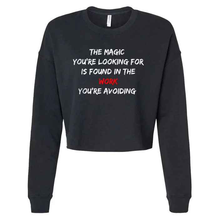 ID Rather Be Fishing The Magic You’Re Looking For Cropped Pullover Crew