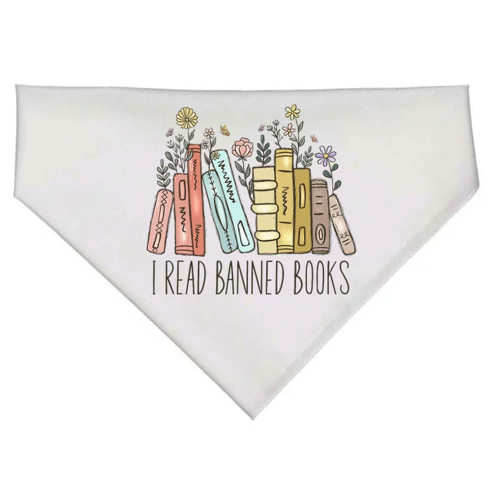 I Read Banned Books USA-Made Doggie Bandana