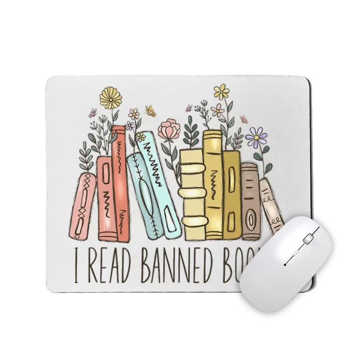 I Read Banned Books Mousepad