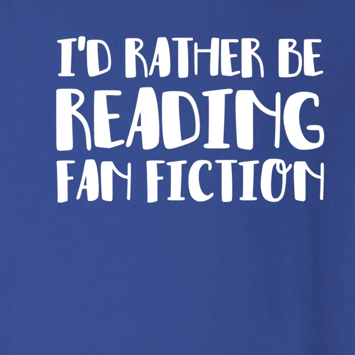 Id Rather Be Reading Fan Fiction Gift Toddler Long Sleeve Shirt