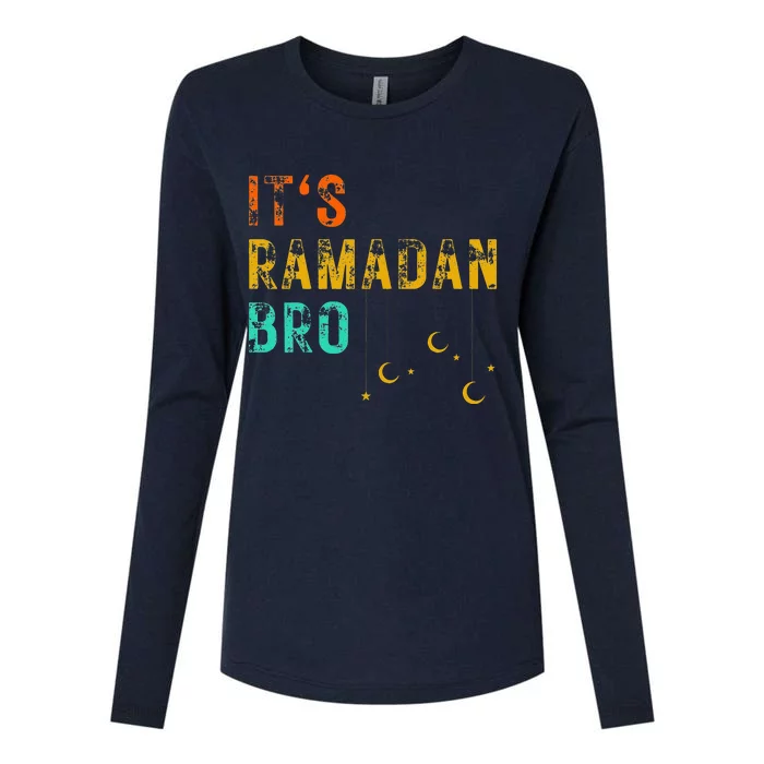 It's Ramadan Bro Islamic Fasting Muslim Womens Cotton Relaxed Long Sleeve T-Shirt