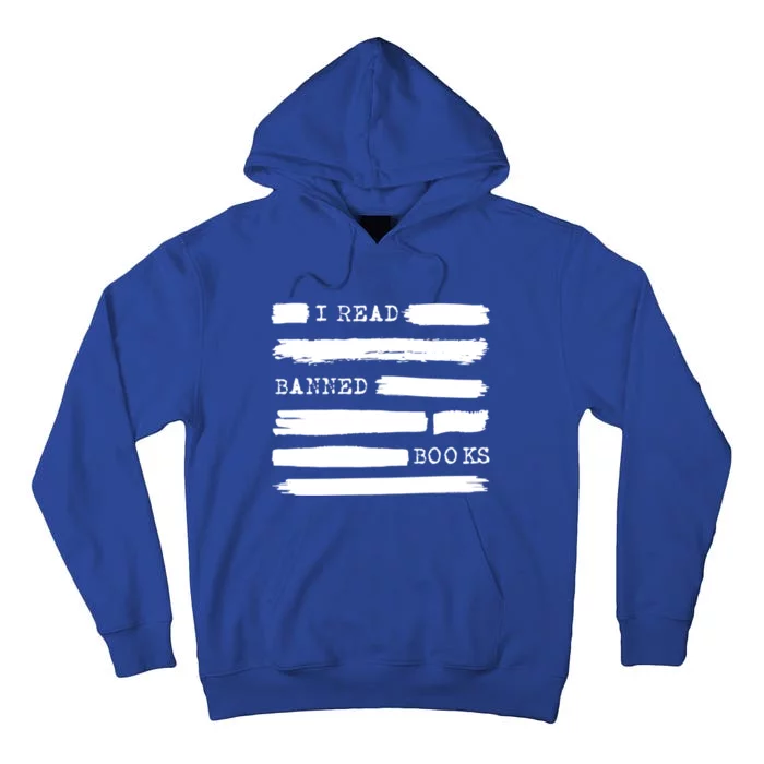 I Read Banned Books Banned Books Week Gift Librarian Teacher Tall Hoodie