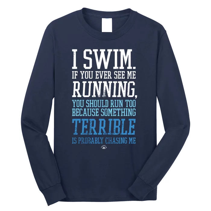 I RUN BETTER THAN THE GOVERNMENT Funny Runner Gift Long Sleeve Shirt