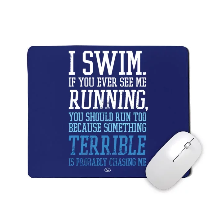 I RUN BETTER THAN THE GOVERNMENT Funny Runner Gift Mousepad