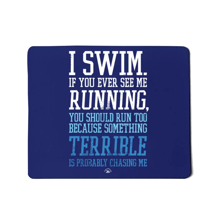 I RUN BETTER THAN THE GOVERNMENT Funny Runner Gift Mousepad