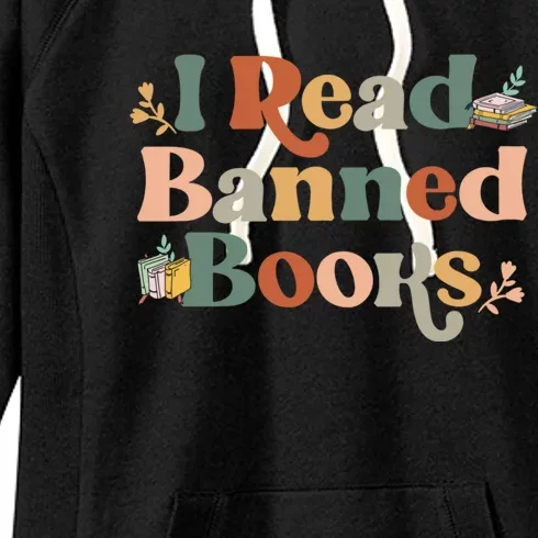 I Read Banned Books Week Librarian Freadom Reader Nerd Women's Fleece Hoodie