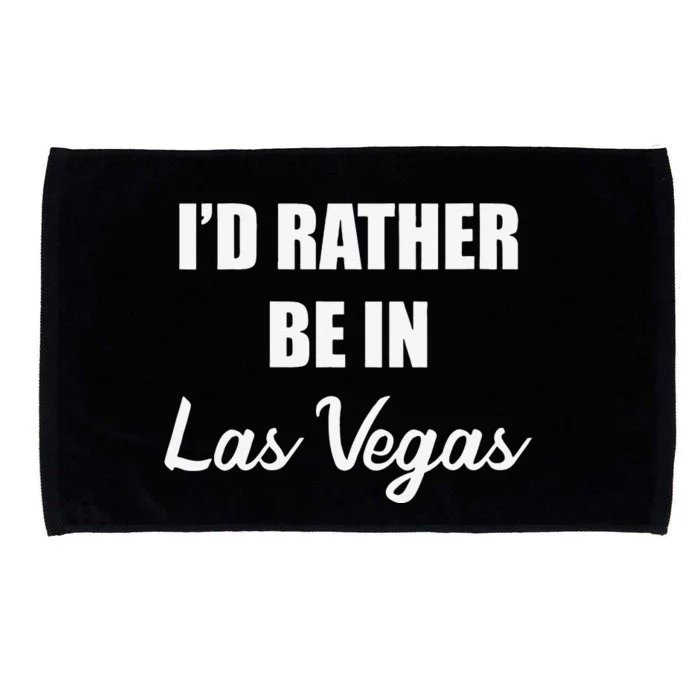 ID Rather Be In Las Vegas Microfiber Hand Towel