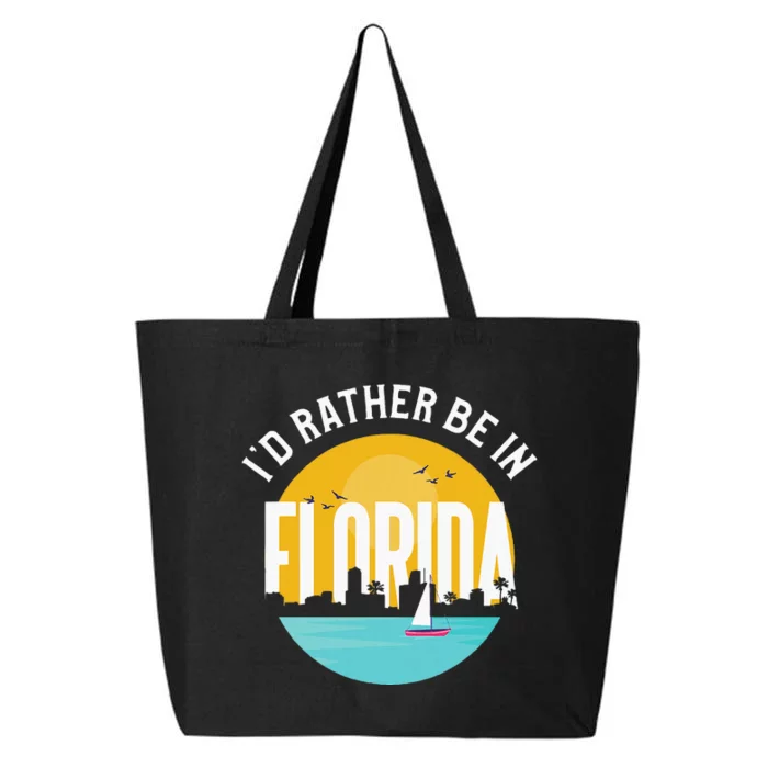 ID Rather Be In Florida 25L Jumbo Tote