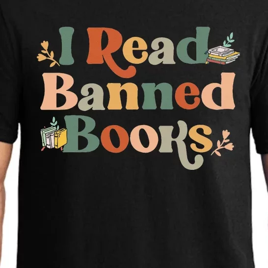 I Read Banned Books Week Librarian Freadom Reader Nerd Men Pajama Set