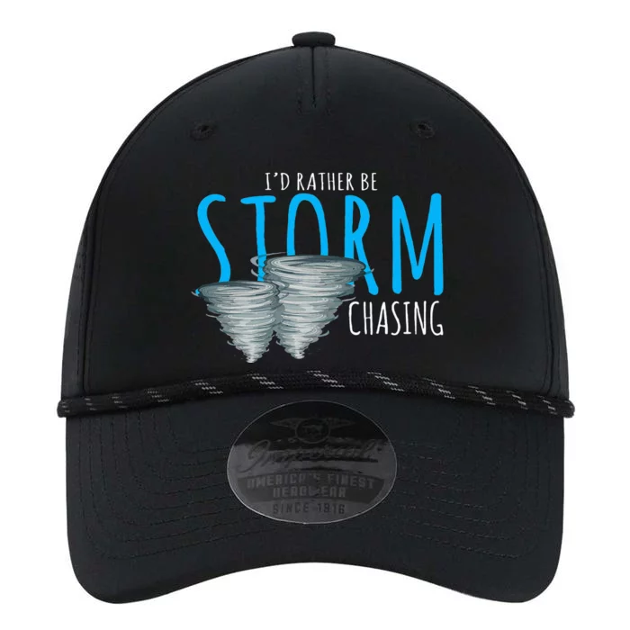 ID Rather Be Storm Chasing Tornado Chaser Performance The Dyno Cap