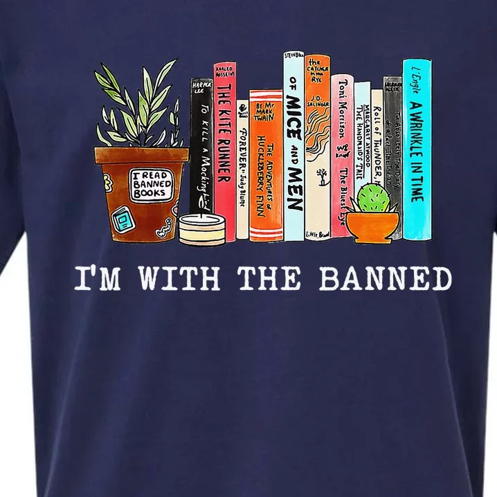 I Read Banned Books Lovers Sueded Cloud Jersey T-Shirt