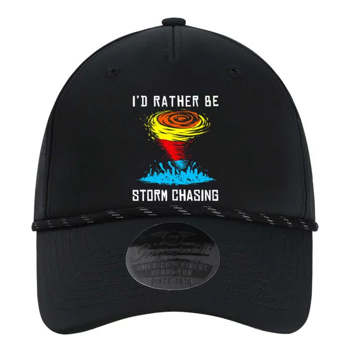 ID Rather Be Storm Chasing Tornado Hurricane Weather Chaser Performance The Dyno Cap