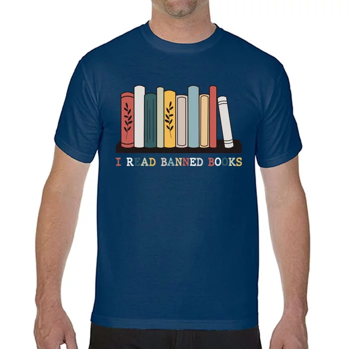 I Read Banned Books Week Librarian Reader Nerd Comfort Colors T-Shirt