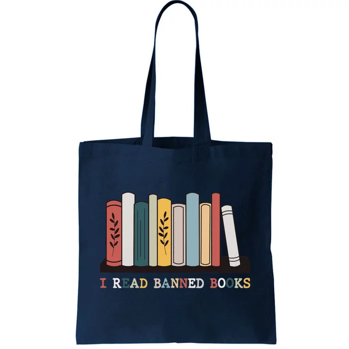 I Read Banned Books Week Librarian Reader Nerd Tote Bag