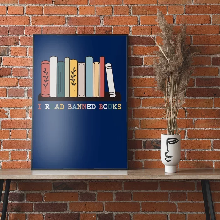 I Read Banned Books Week Librarian Reader Nerd Poster