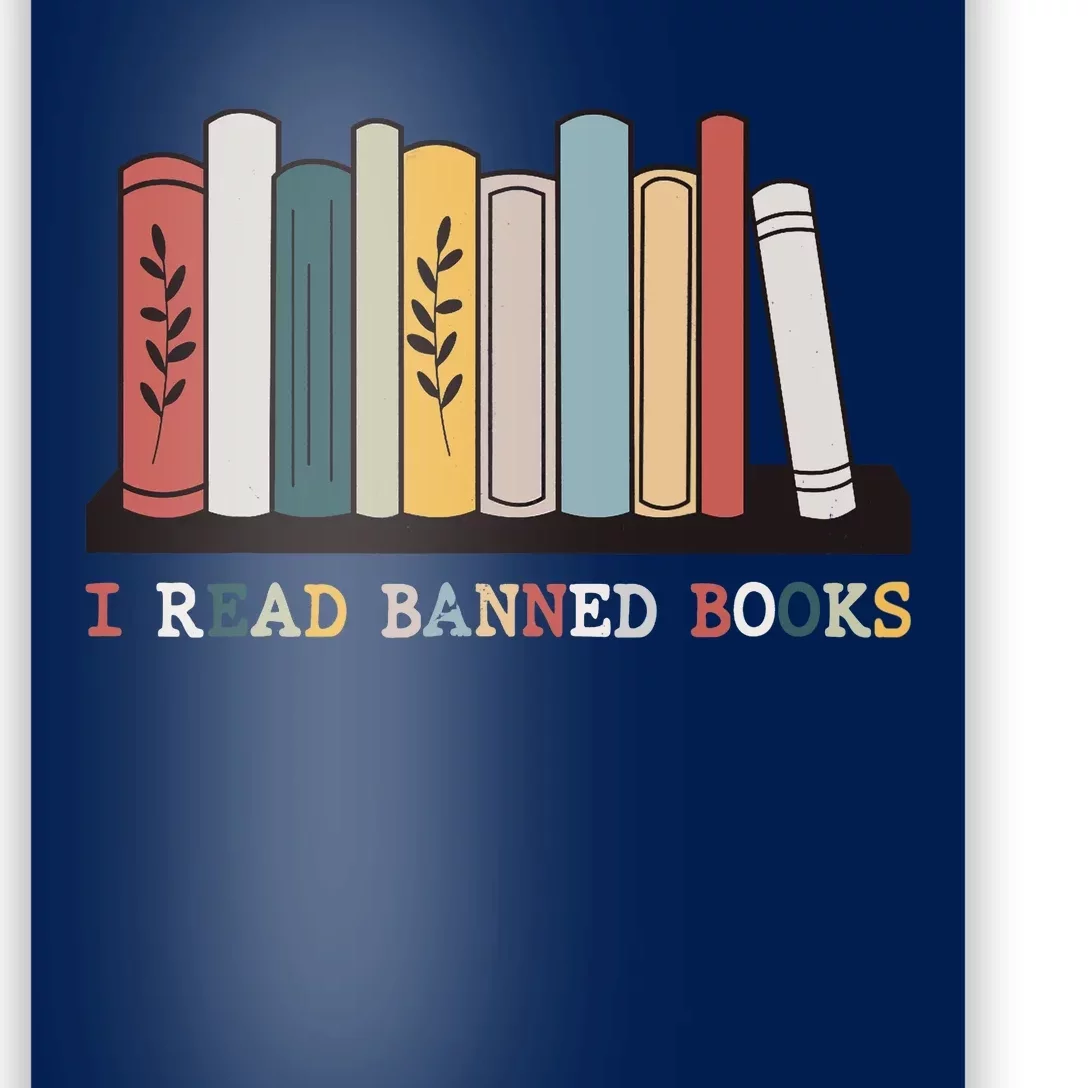 I Read Banned Books Week Librarian Reader Nerd Poster