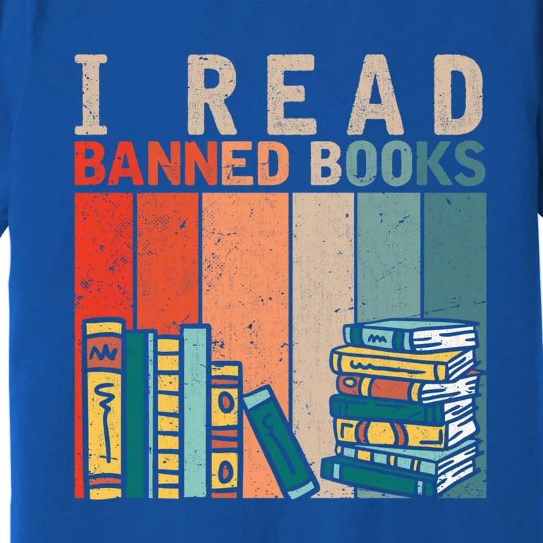 I Read Banned Books Reader Bookworm Gift Premium T-Shirt