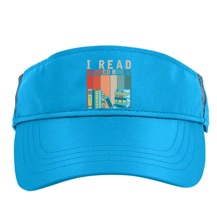 I Read Banned Books Reader Bookworm Gift Adult Drive Performance Visor