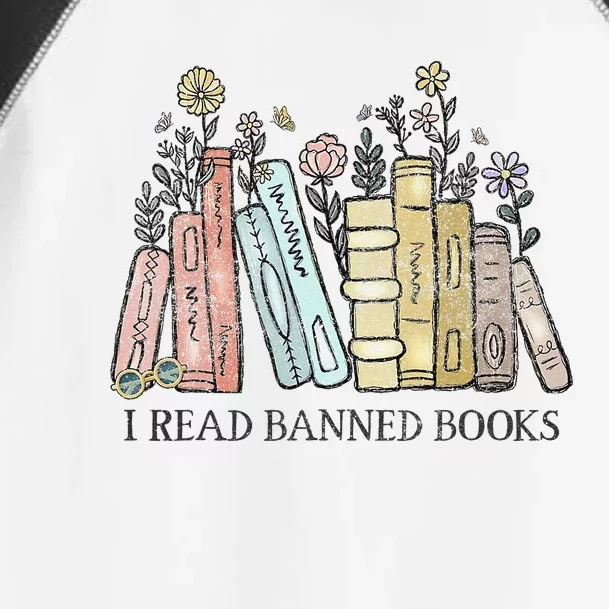 I Read Banned Books Lovers Vintage Funny Book Readers Toddler Fine Jersey T-Shirt