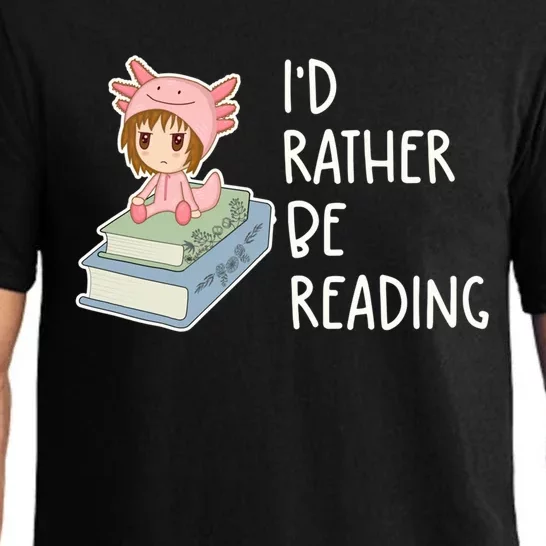 Id Rather Be Reading Bookaholic Book Nerd Booktrovert Book Gift Pajama Set