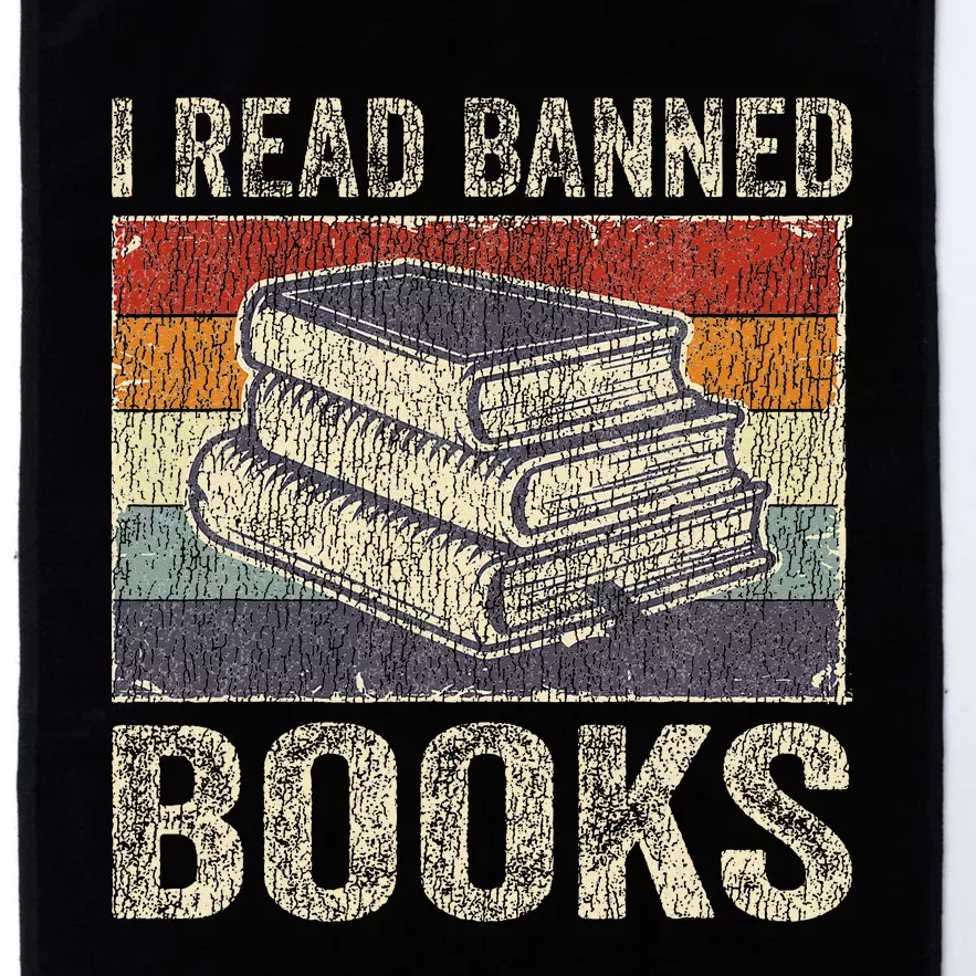 I Read Banned Books Week Librarian Freedom Reader Nerd Platinum Collection Golf Towel