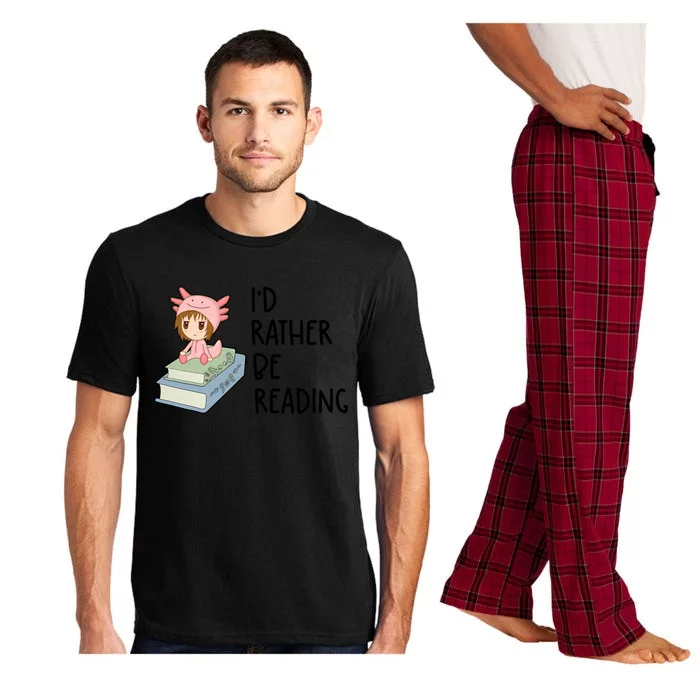 Id Rather Be Reading Bookworm Bookaholic Book Lover Bookish Gift Pajama Set