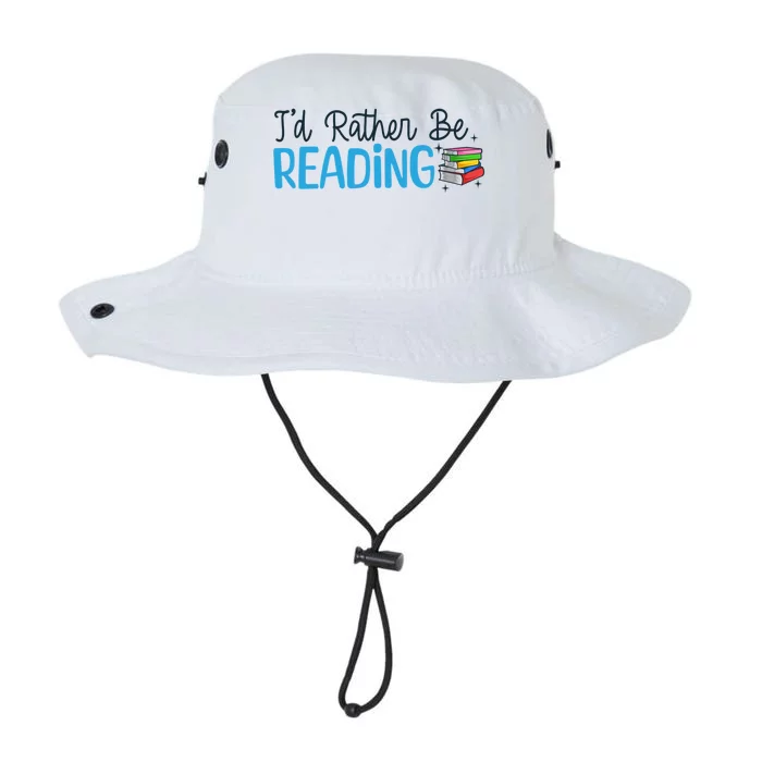 Id Rather Be Reading Cute Book Reader Saying Bookworm Quote Meaningful Gift Legacy Cool Fit Booney Bucket Hat