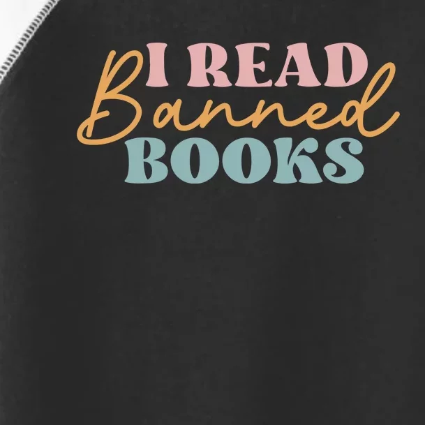 I Read Banned Books Toddler Fine Jersey T-Shirt