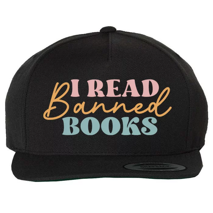 I Read Banned Books Wool Snapback Cap