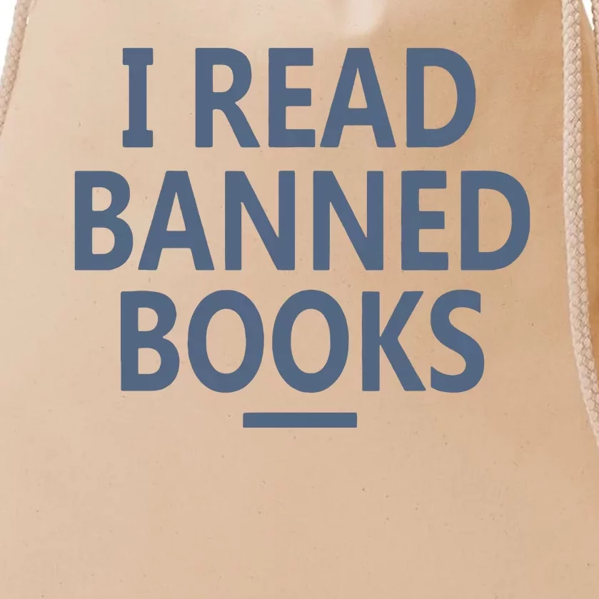 I Read Banned Books Iowa Student Drawstring Bag