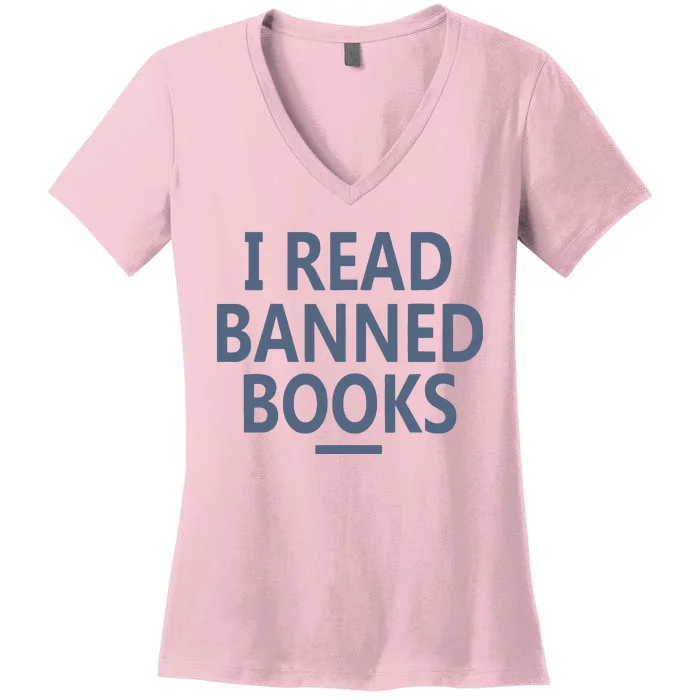 I Read Banned Books Iowa Student Women's V-Neck T-Shirt