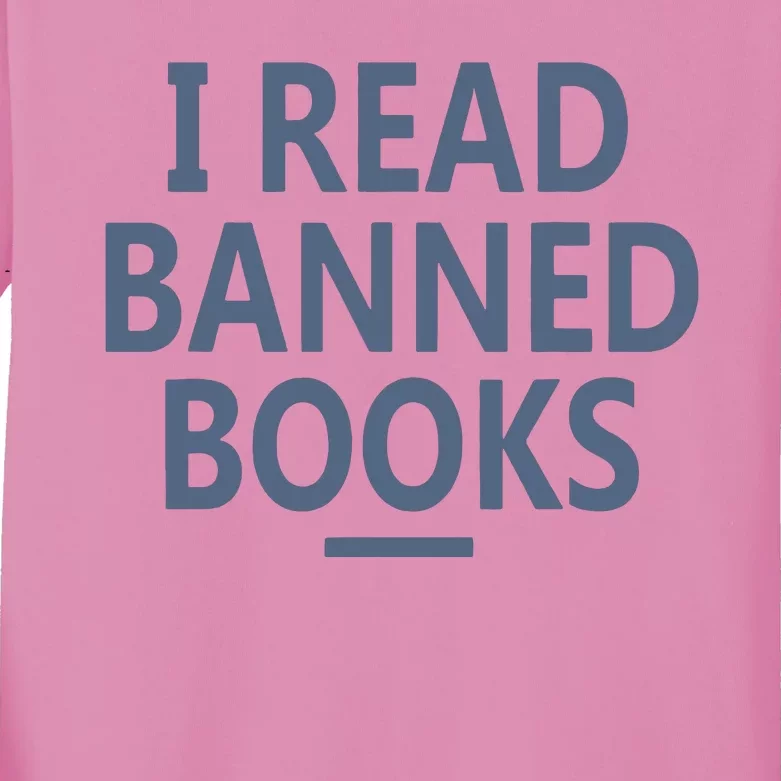 I Read Banned Books Iowa Student Kids Long Sleeve Shirt