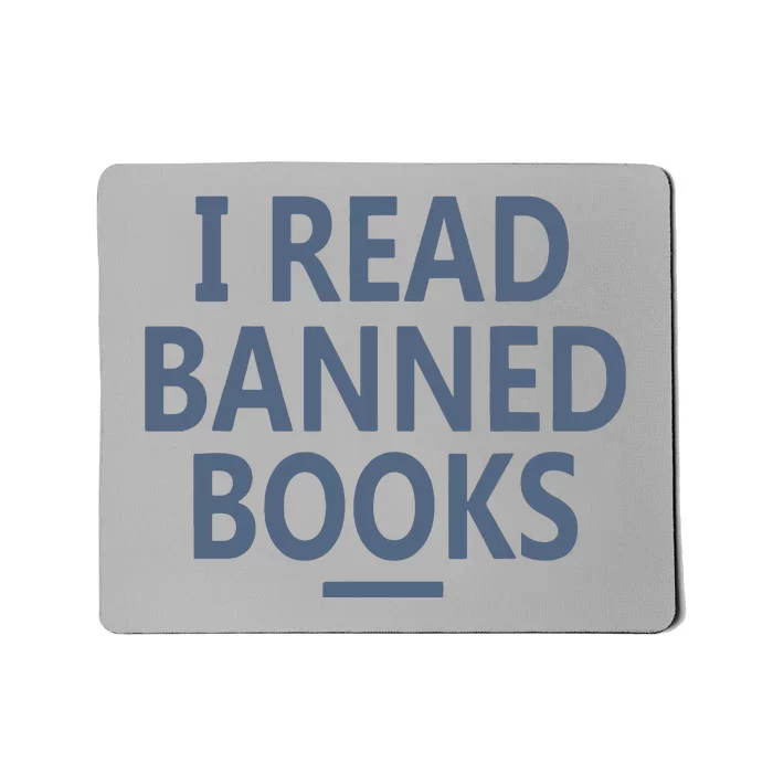 I Read Banned Books Iowa Student Mousepad