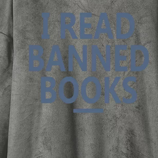 I Read Banned Books Iowa Student Hooded Wearable Blanket