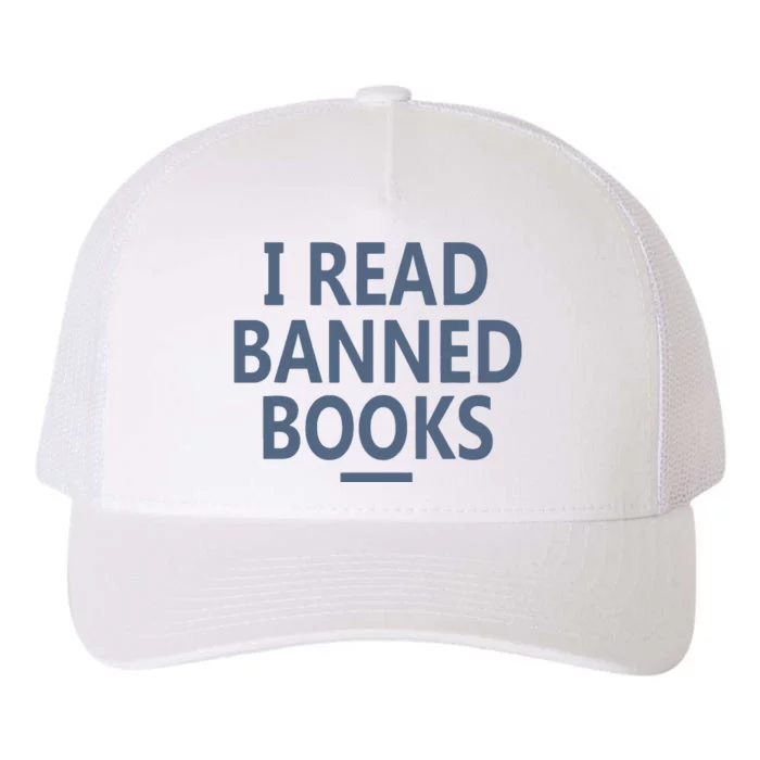 I Read Banned Books Iowa Student Yupoong Adult 5-Panel Trucker Hat