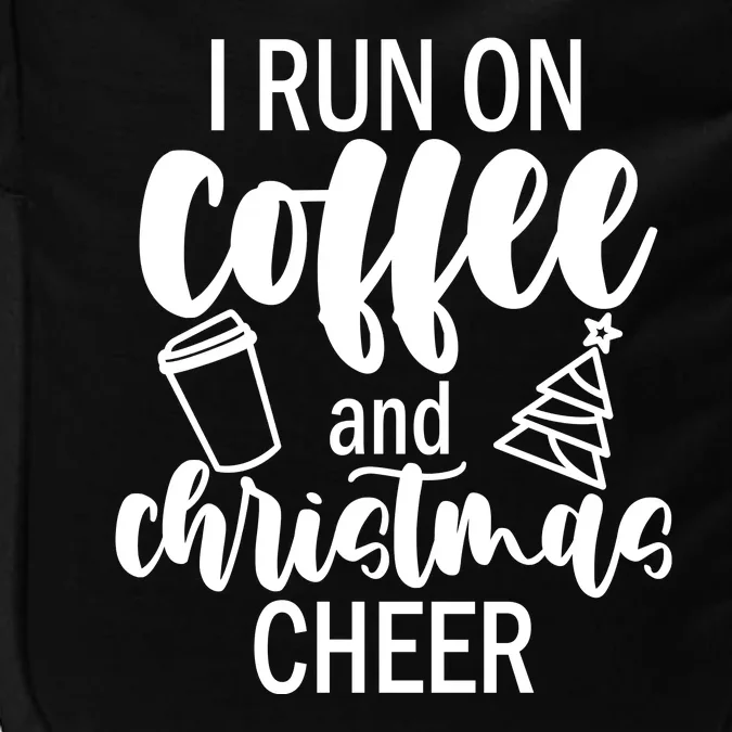 I Run Coffee And Christmas Cheer Impact Tech Backpack