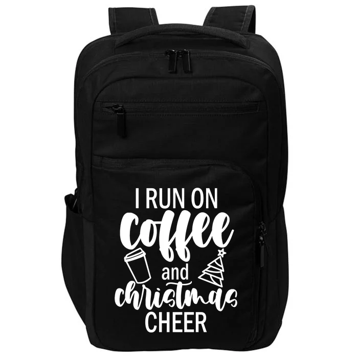 I Run Coffee And Christmas Cheer Impact Tech Backpack