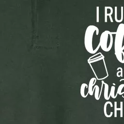 I Run Coffee And Christmas Cheer Softstyle Adult Sport Polo