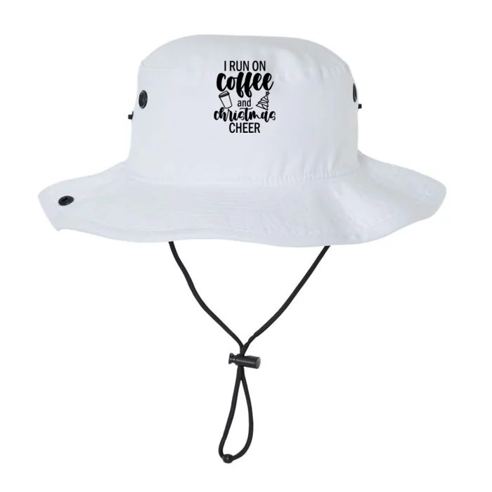 I Run Coffee And Christmas Cheer Legacy Cool Fit Booney Bucket Hat