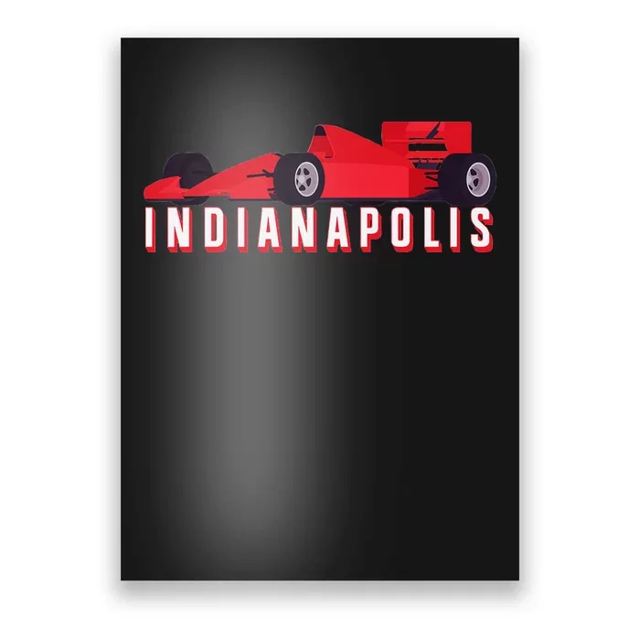 Indianapolis Race Car Indiana Automobile Racing Souvenir Poster