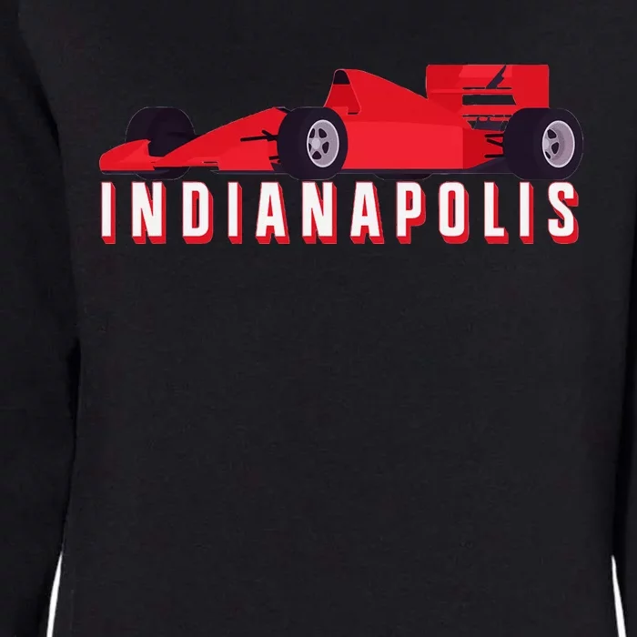 Indianapolis Race Car Indiana Automobile Racing Souvenir Womens California Wash Sweatshirt