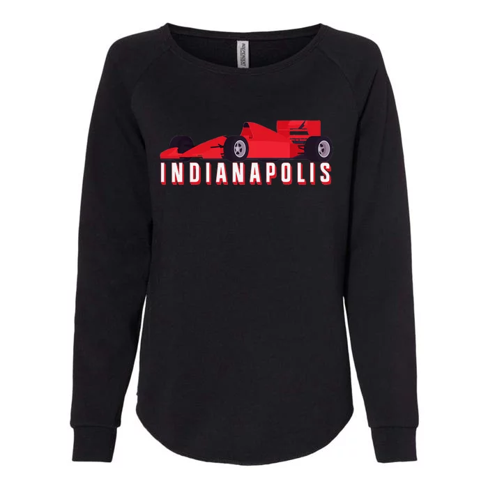 Indianapolis Race Car Indiana Automobile Racing Souvenir Womens California Wash Sweatshirt