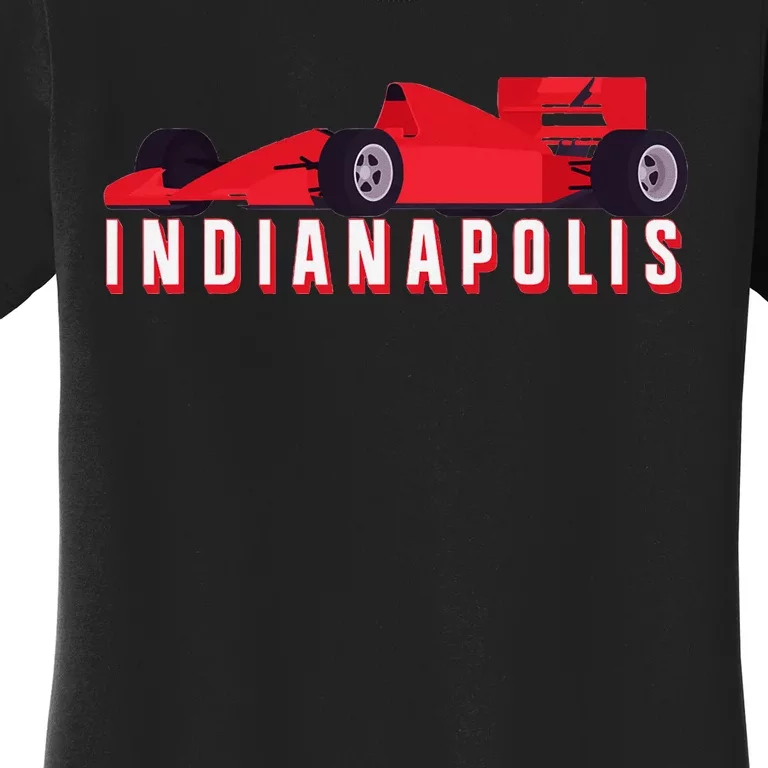 Indianapolis Race Car Indiana Automobile Racing Souvenir Women's T-Shirt