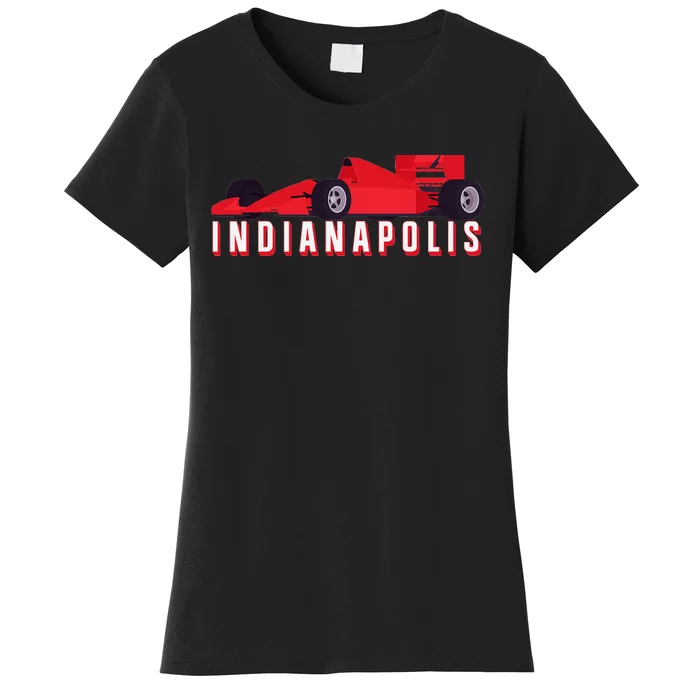 Indianapolis Race Car Indiana Automobile Racing Souvenir Women's T-Shirt