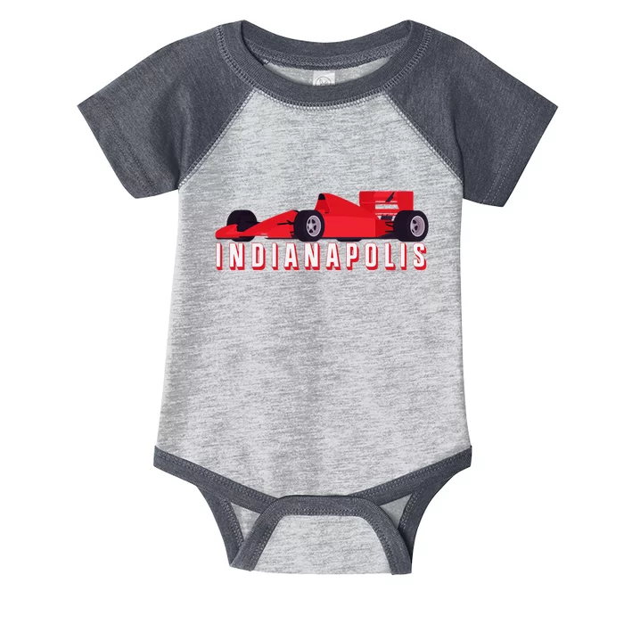 Indianapolis Race Car Indiana Automobile Racing Souvenir Infant Baby Jersey Bodysuit