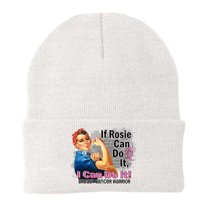 Breast Cancer, If Rosie Can Do It Breast Cancer Warrior Knit Cap Winter Beanie