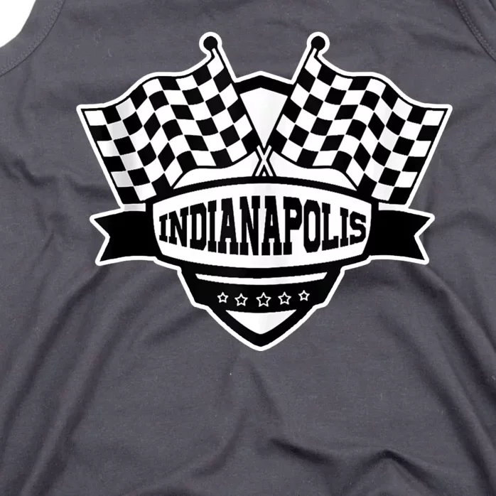 Indianapolis Racing Checkered Flag Tank Top