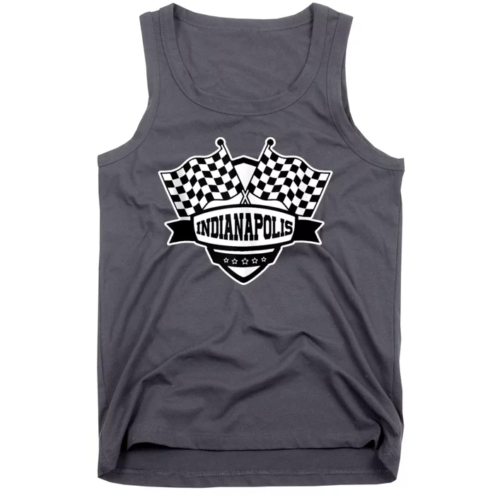 Indianapolis Racing Checkered Flag Tank Top