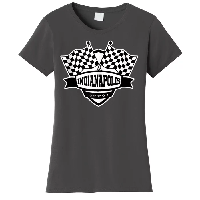 Indianapolis Racing Checkered Flag Women's T-Shirt